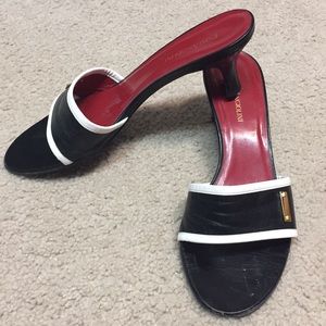 Enzo Angiollini Black and white stunning heels